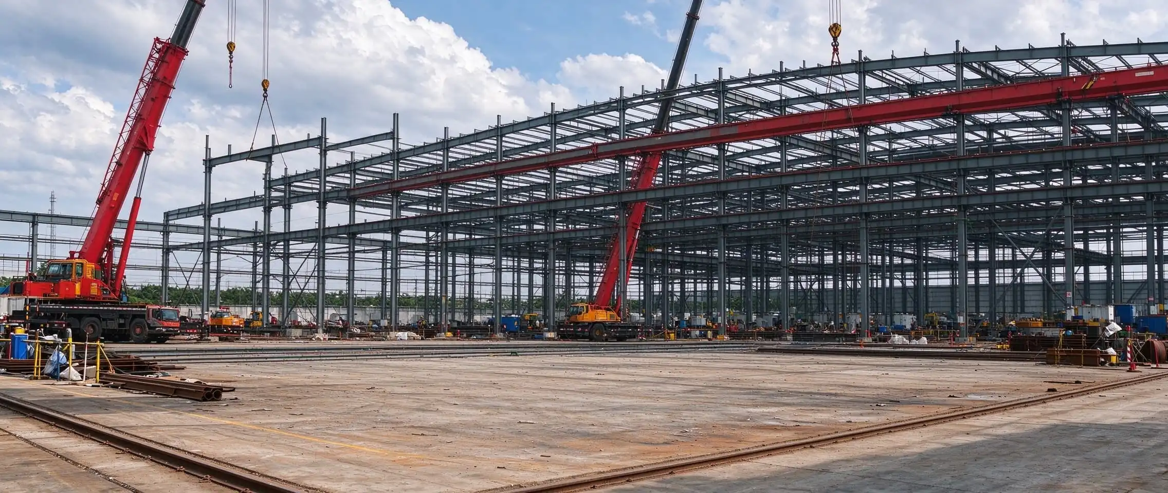 Steel Structure Fabrication Steel Supply for Factory Building Project